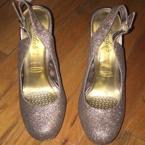 Candies glitter platform shoes